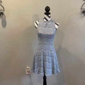 Pastel Blue Lace Dress